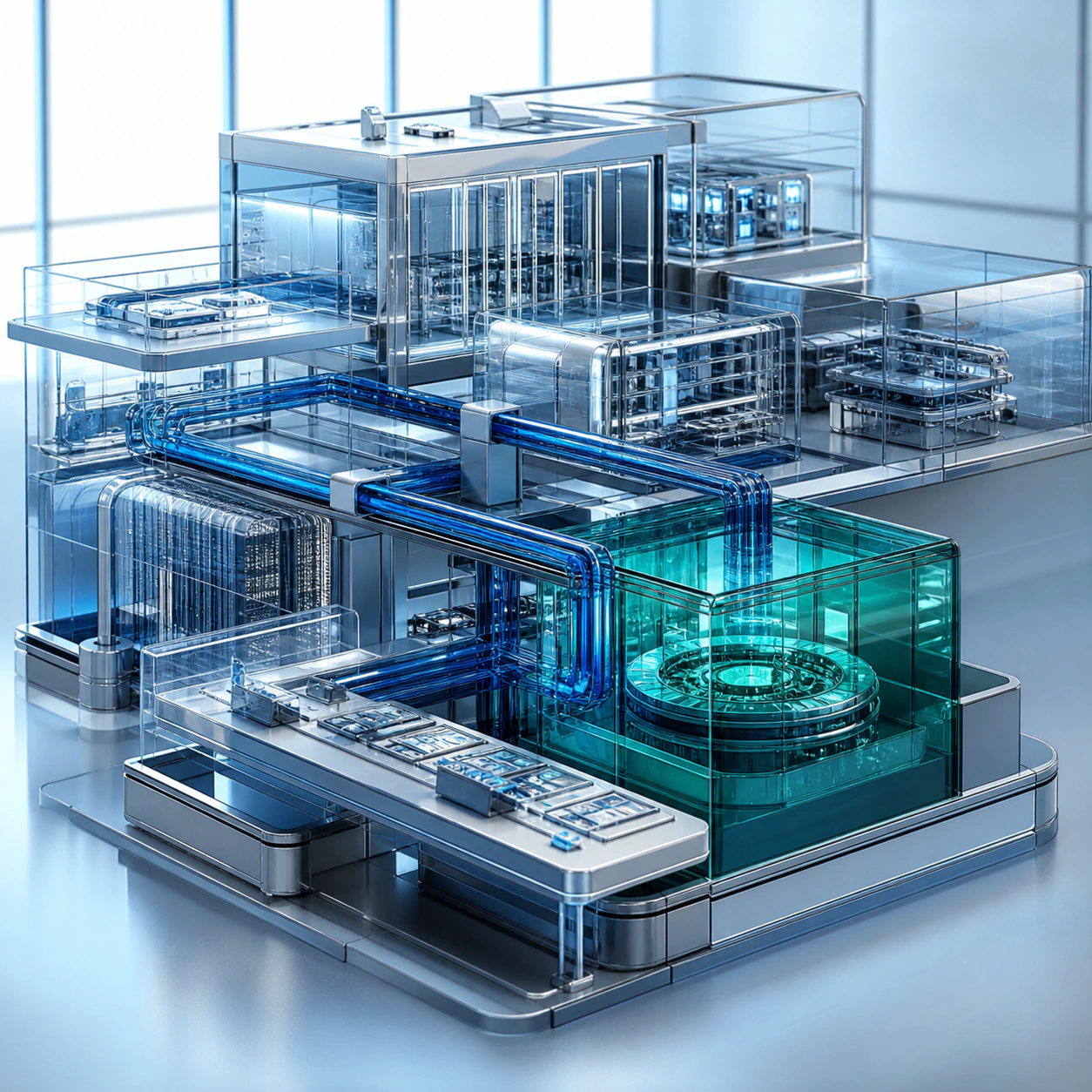 Editorial visualization of software for the actual process