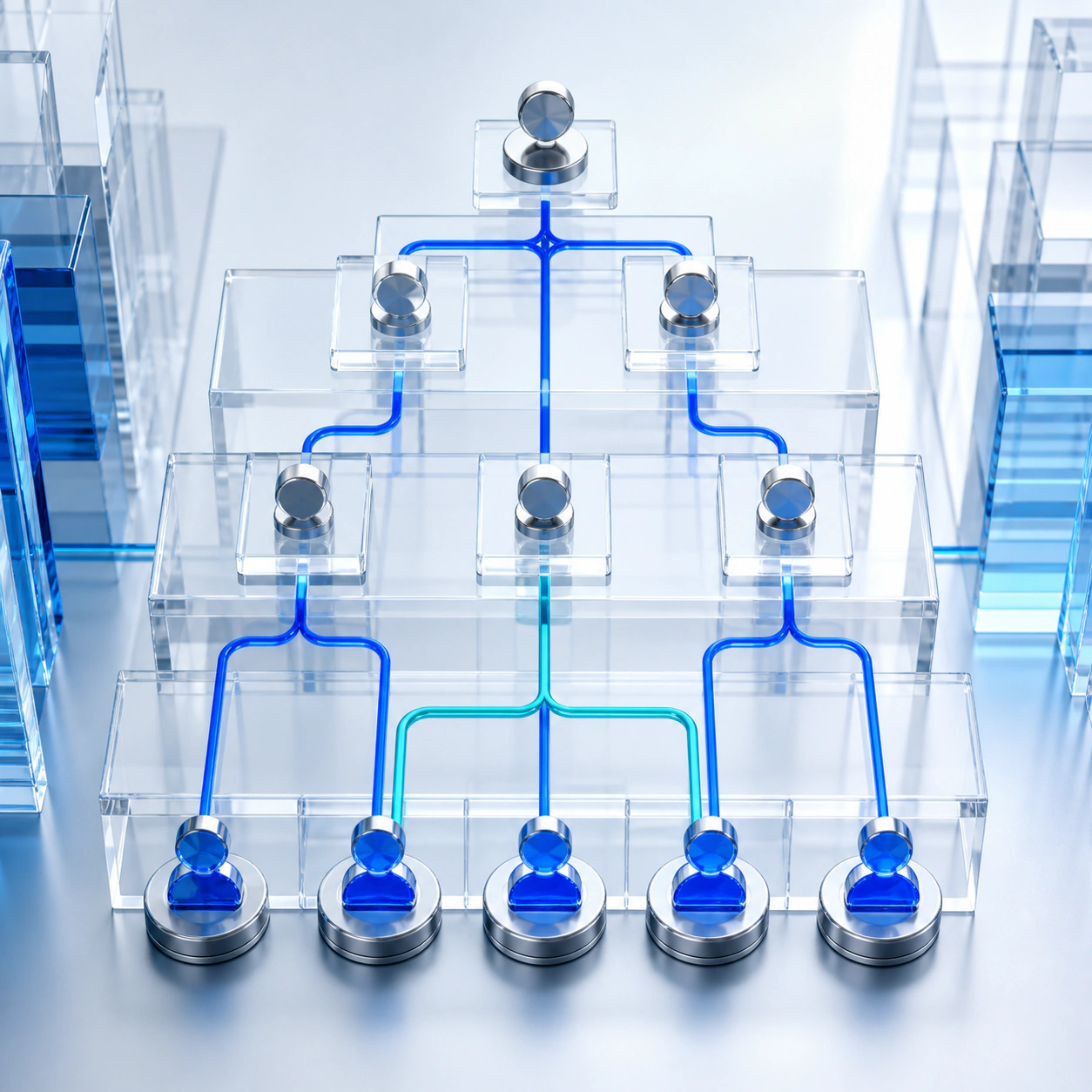 Editorial visualization of connect people to accounts